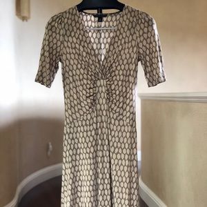 Banana Republic silk dress low décolletage NWOT